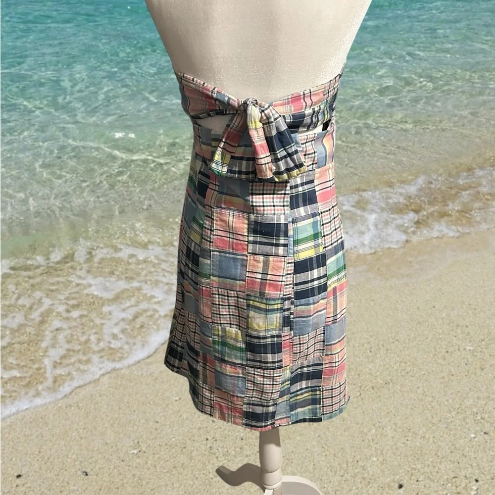 TAILOR New York Cotton Madras Plaid Sleeveless Dress. Size: 6. $40. - Picture 2 of 10